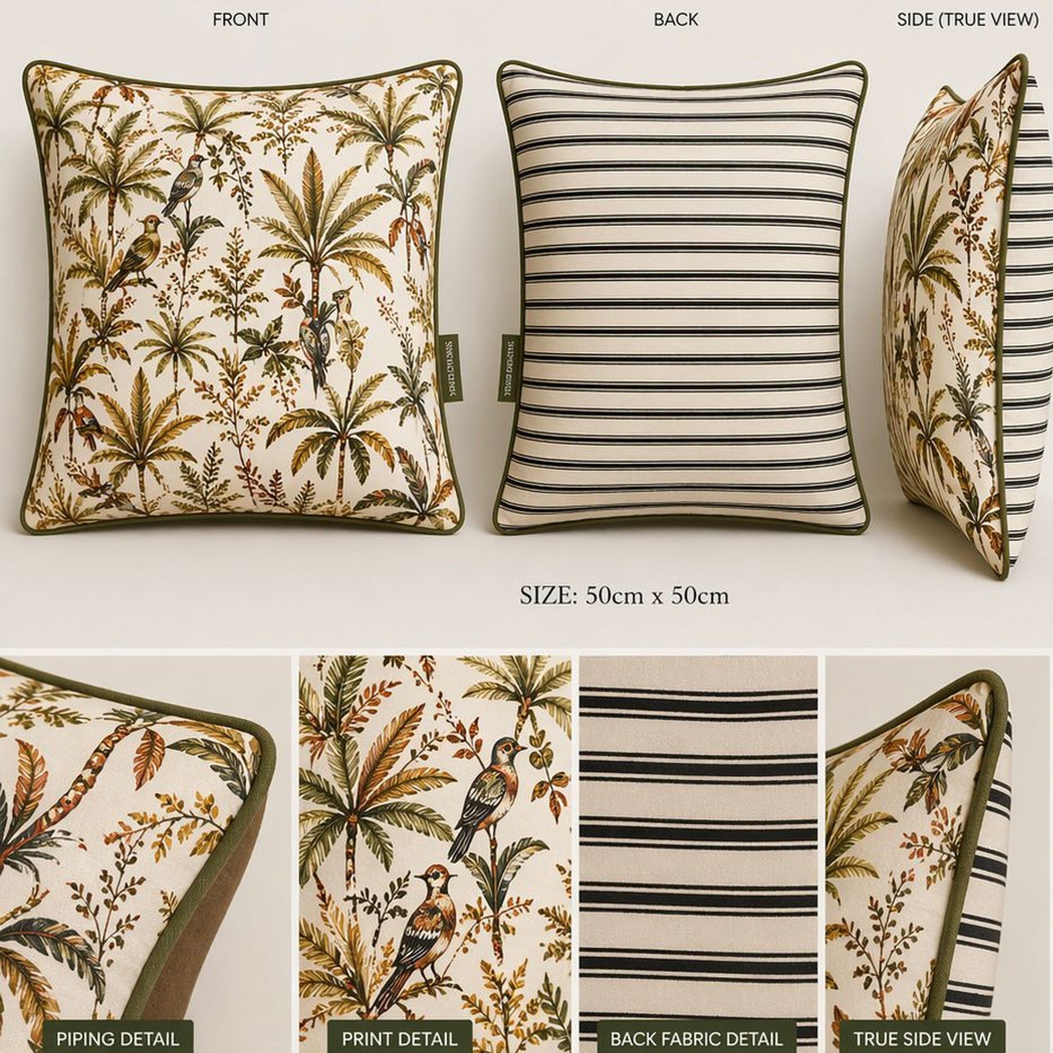 Botanical Escape Cushion — original