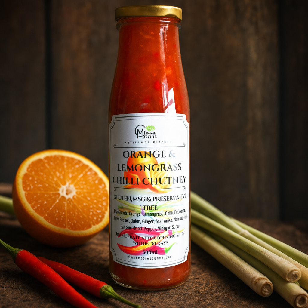 Orange & Lemongrass Chilli Chutney — Intellium Inc. visual