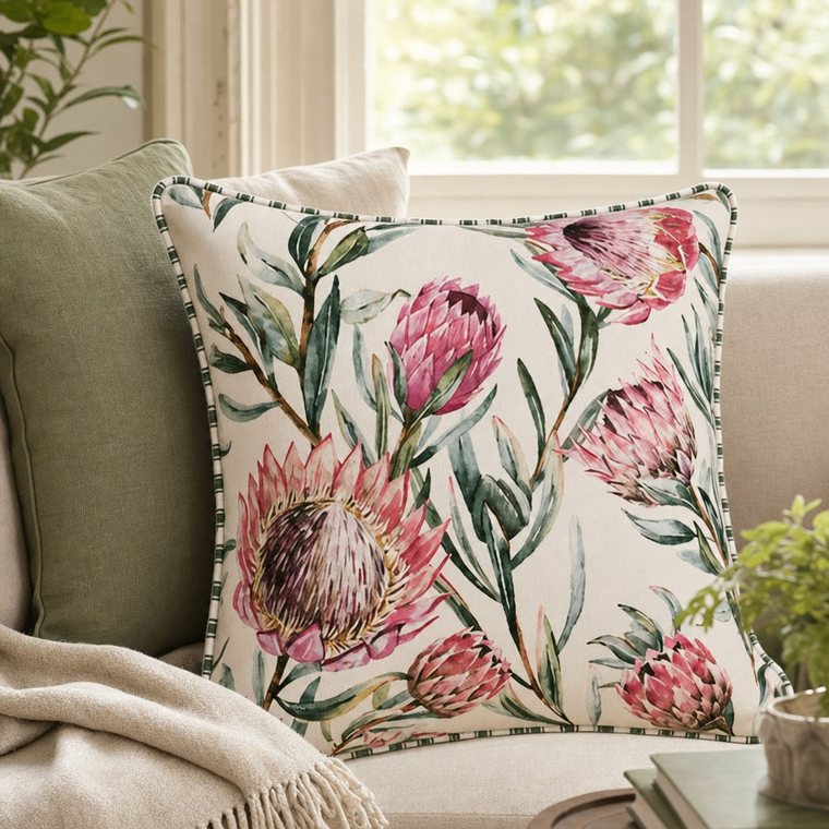 King Protea Cushion — Intellium Inc. product visual