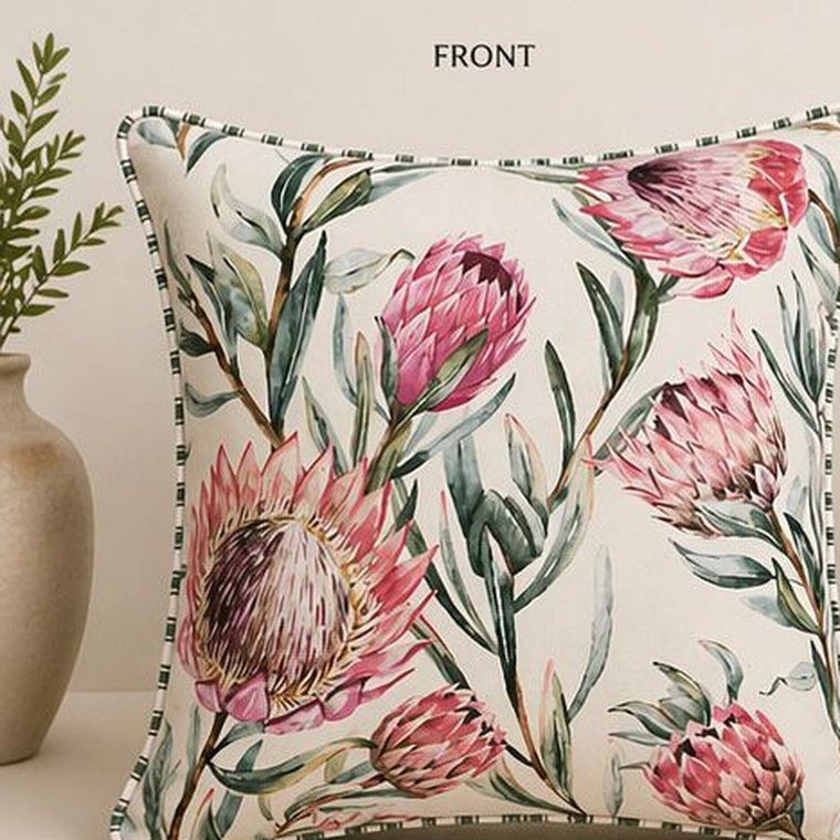 King Protea Cushion — original photo