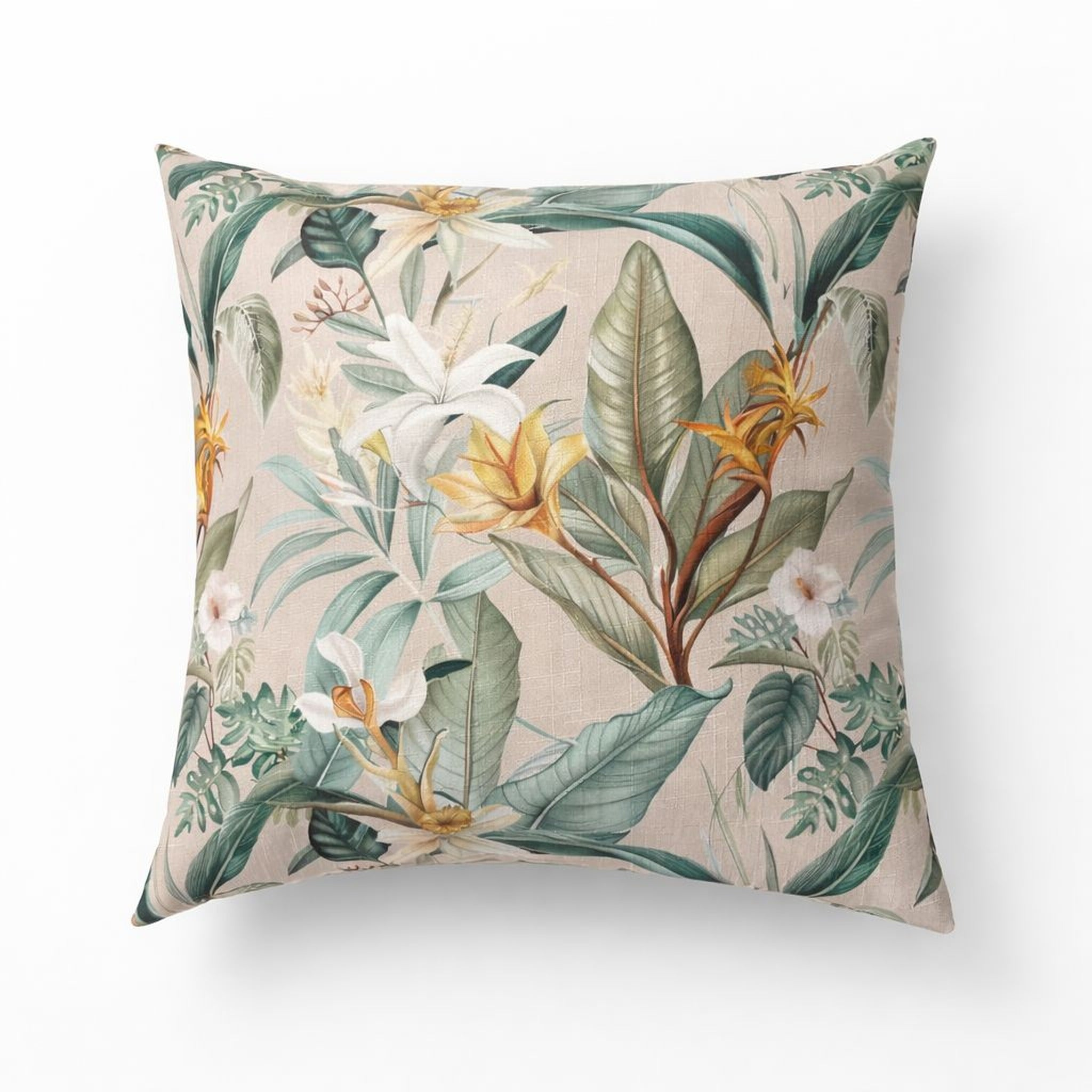 Tropical Lily Cushion — original